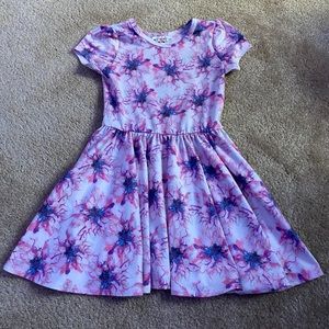 Dot Dot Smile Dress - Multi-Colored Flowers